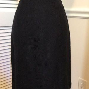 Talbots black knee-length skirt